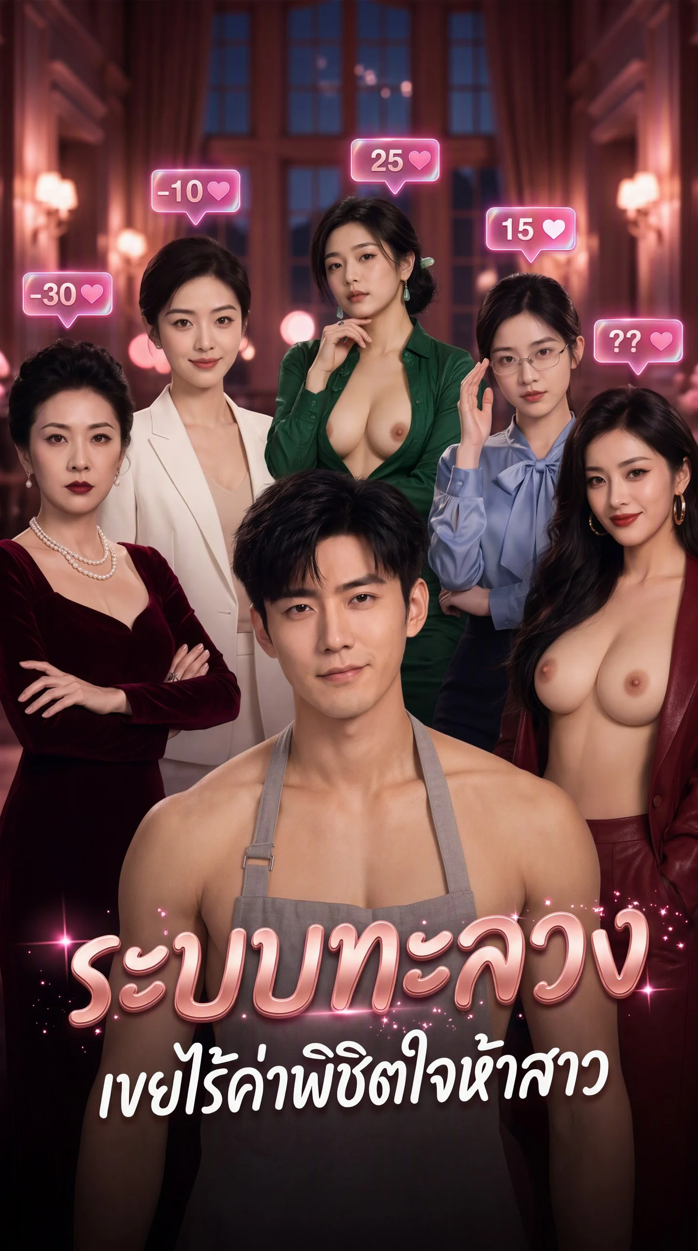 ระบบทะลวง เขยไร้ค่าพิชิตใจห้าสาว